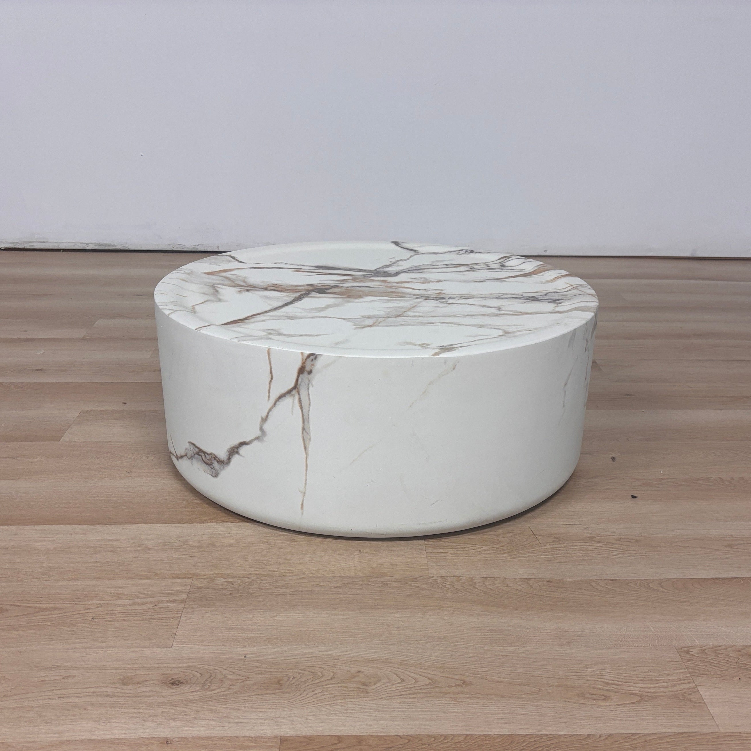 Latitude Run Drum Coffee Table