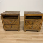 Ashley Furniture Solid Wood Nighstands Set Of 2