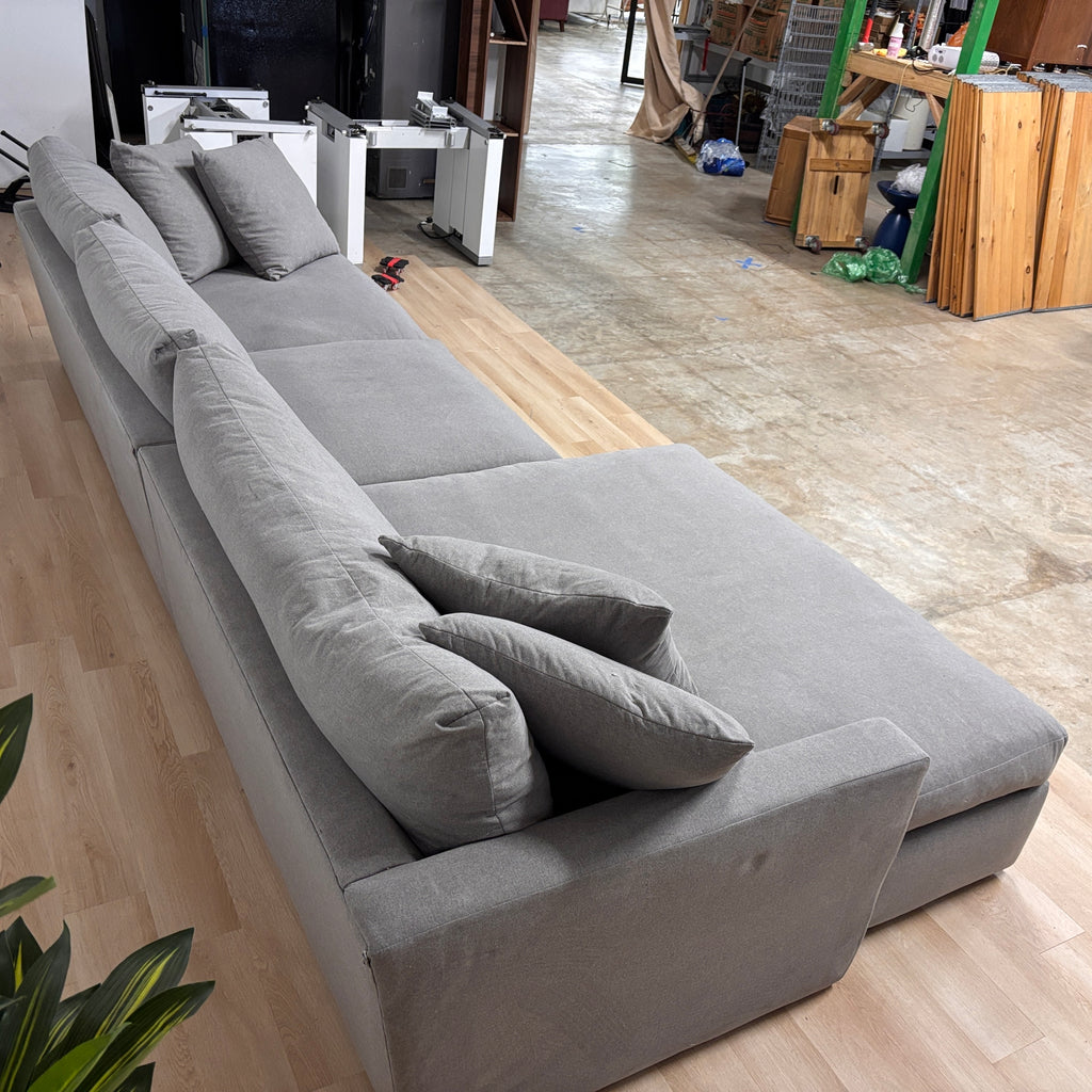 Living Spaces 2 Piece Cloud Sectional