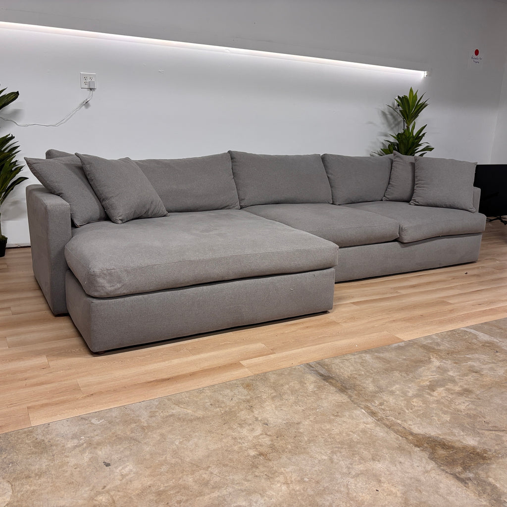Living Spaces 2 Piece Cloud Sectional