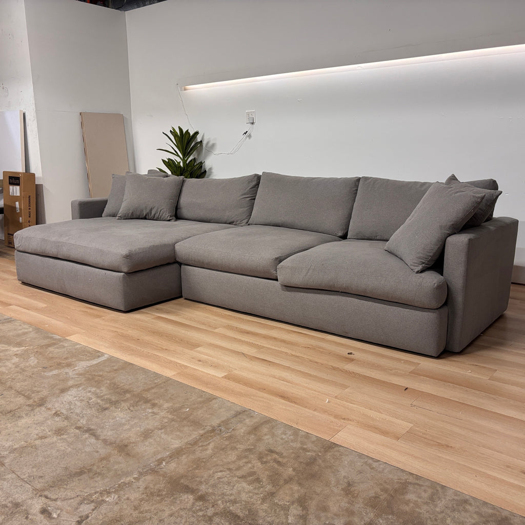 Living Spaces 2 Piece Cloud Sectional