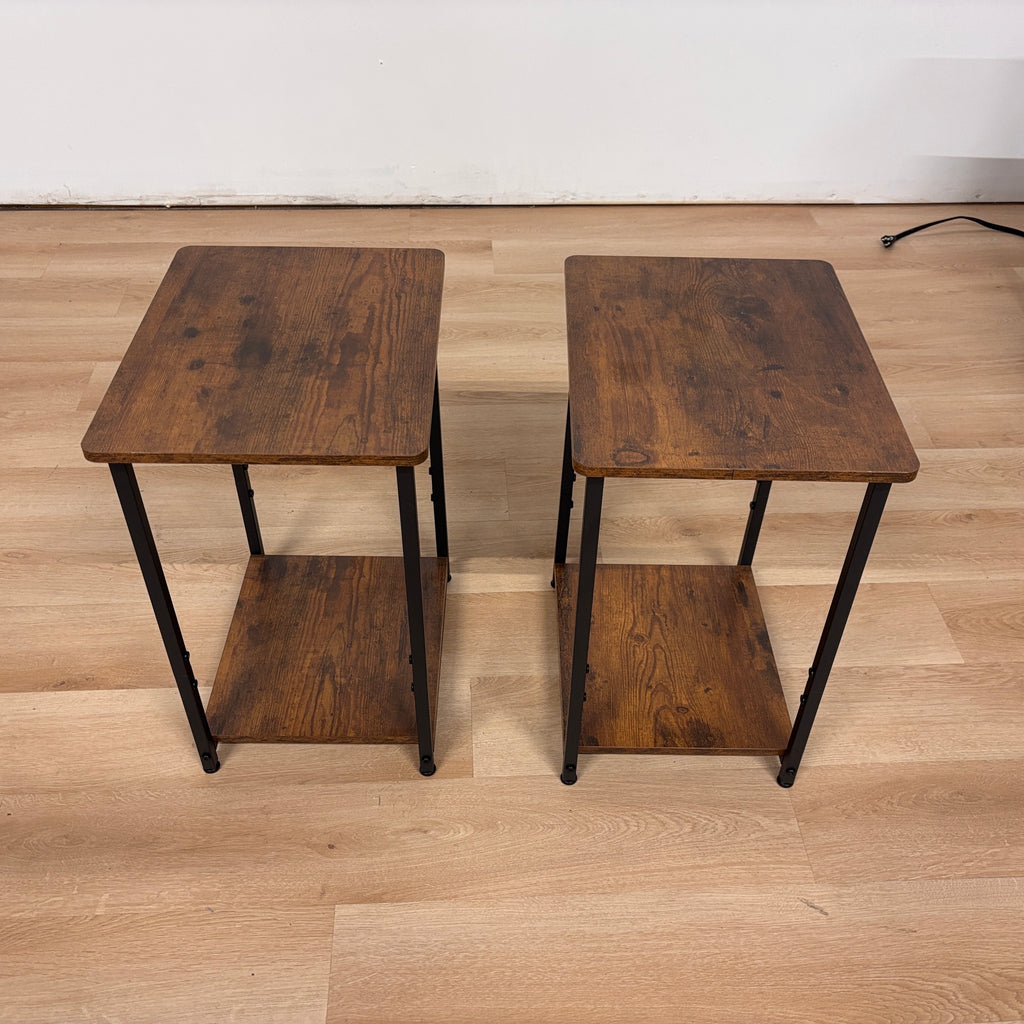 Latitude Run Walnut End Tables Set Of 2