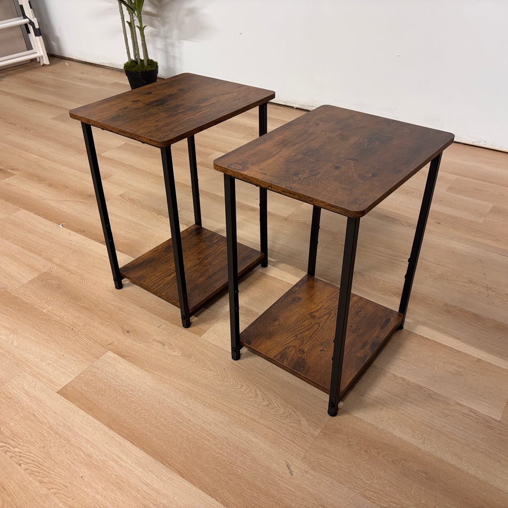 Latitude Run Walnut End Tables Set Of 2