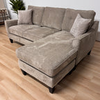 Latitude Run Sofa W/ Reversible Chaise