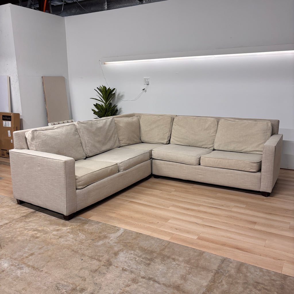 West Elm 3- Piece Sectional