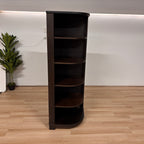 Groupe Lacasse Curved Corner Bookcase