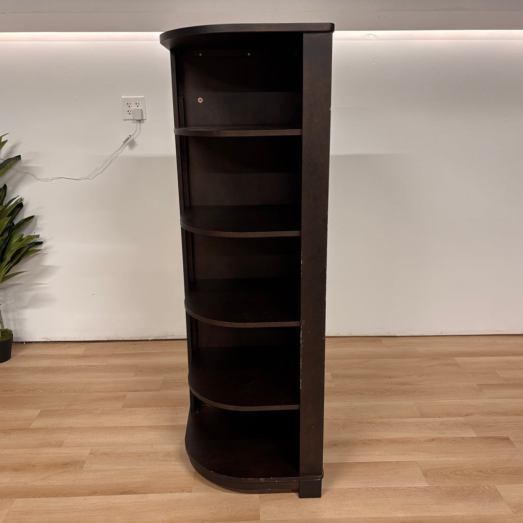 Groupe Lacasse Curved Corner Bookcase
