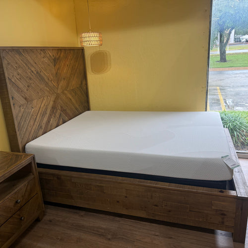 Ashley Furniture Rustic Brown Queen Bed Frame