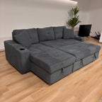 Mega Furnishings L-shape Sleeper Sectional