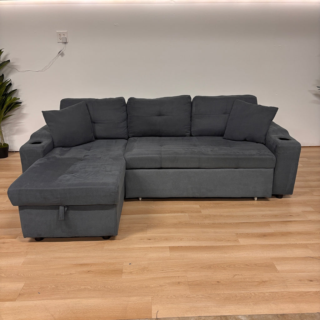 Mega Furnishings L-shape Sleeper Sectional
