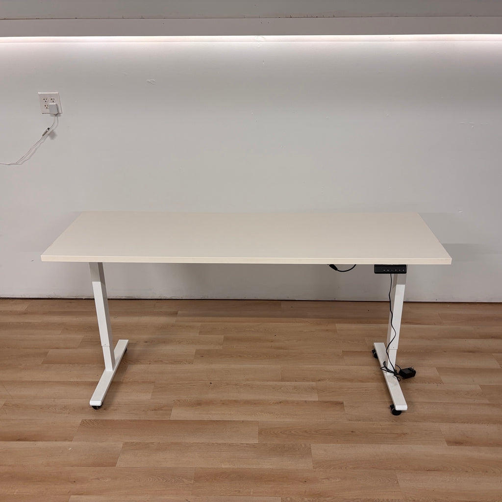 Herman Miller White Adjustable Height Standing Desk