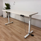 Herman Miller White Adjustable Height Standing Desk