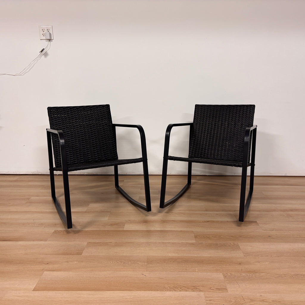 Latitude Run Patio Rocking Chairs Set Of 2