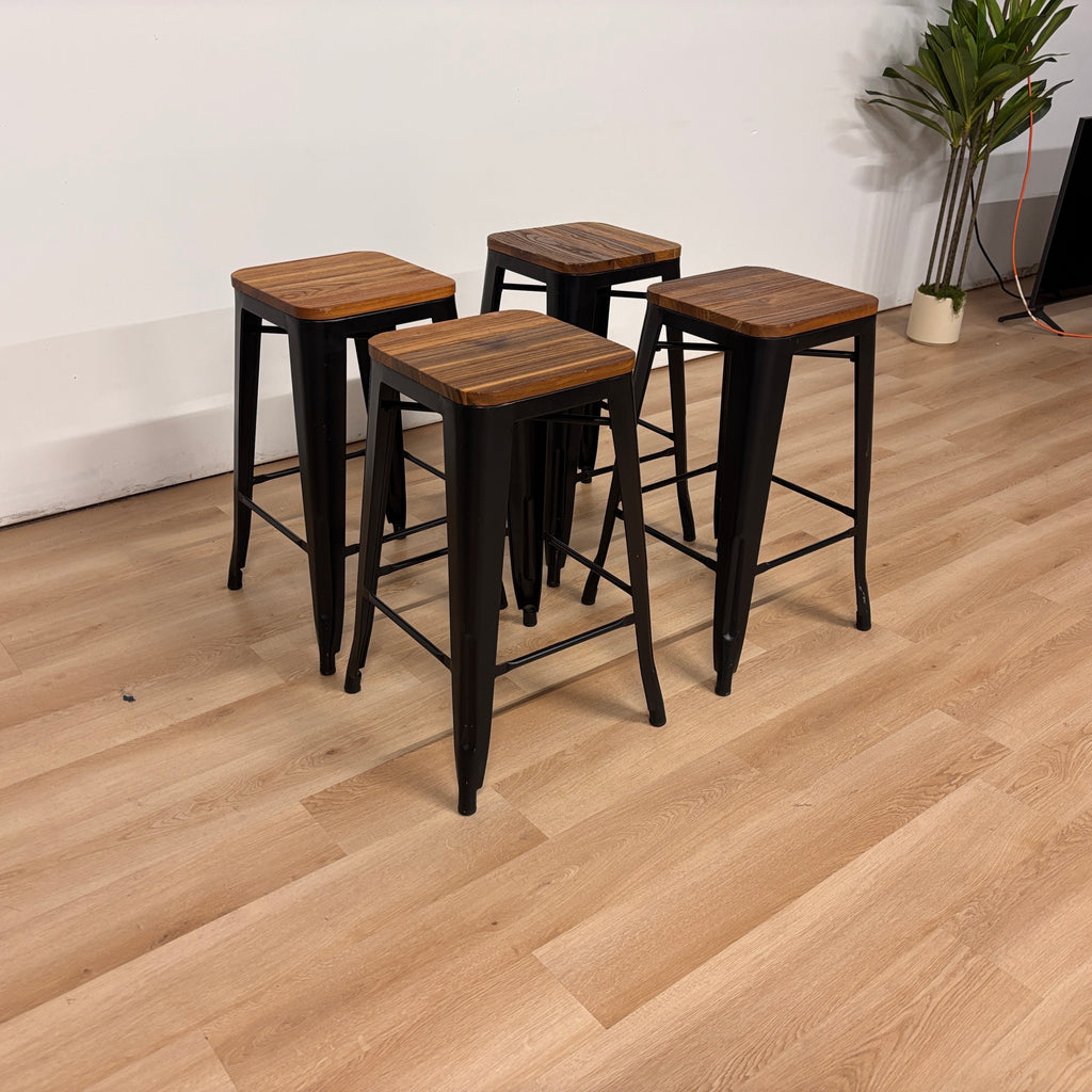Andeworld Stackable Bar Stools Set Of 4
