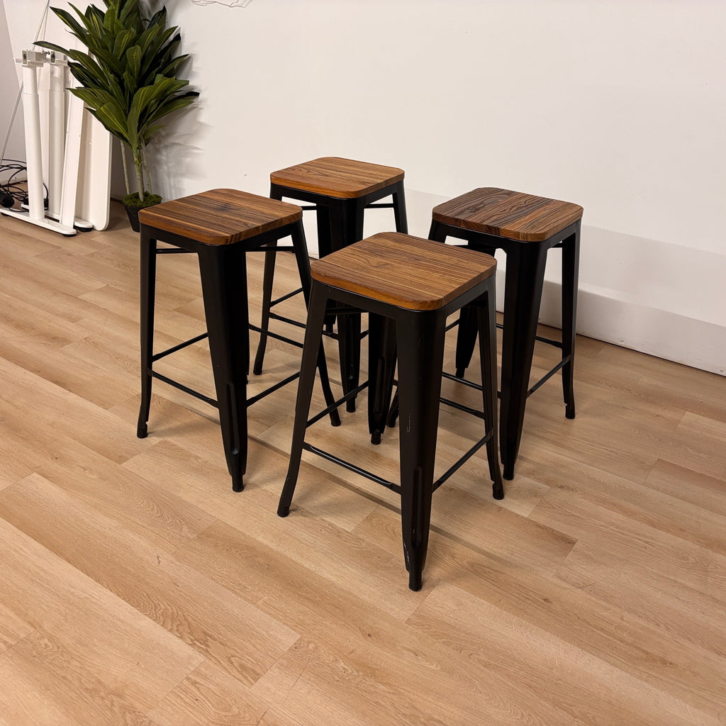 Andeworld Stackable Bar Stools Set Of 4