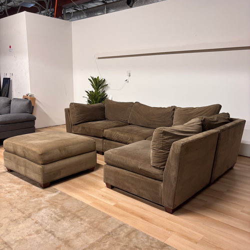 Bauhaus Modular Sectional W/ottoman