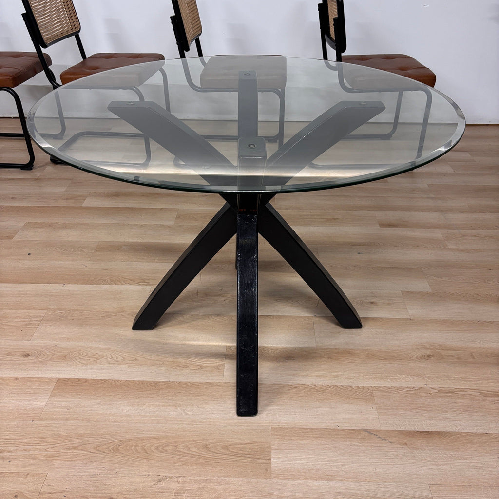 Latitude Run 5 Piece Dining Set W/ Glass Table