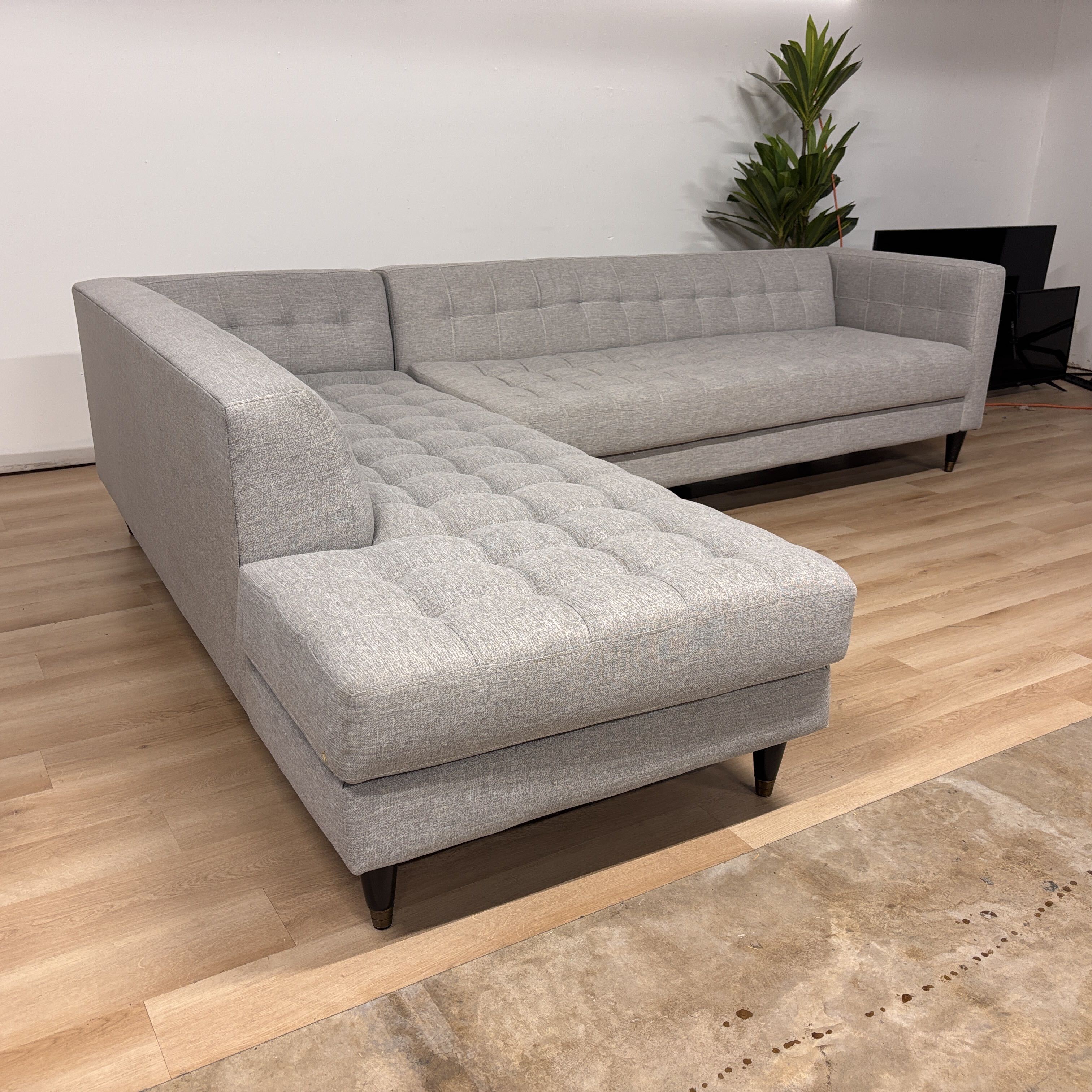 Living Spaces 2 Piece Sectional