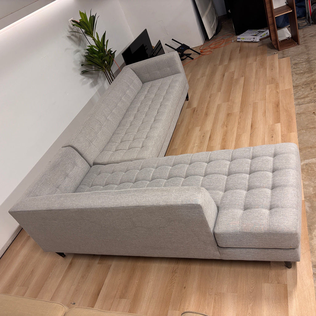 Living Spaces 2 Piece Sectional