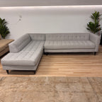 Living Spaces 2 Piece Sectional