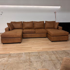 Latitude Run Faux Leather U-shape Sectional