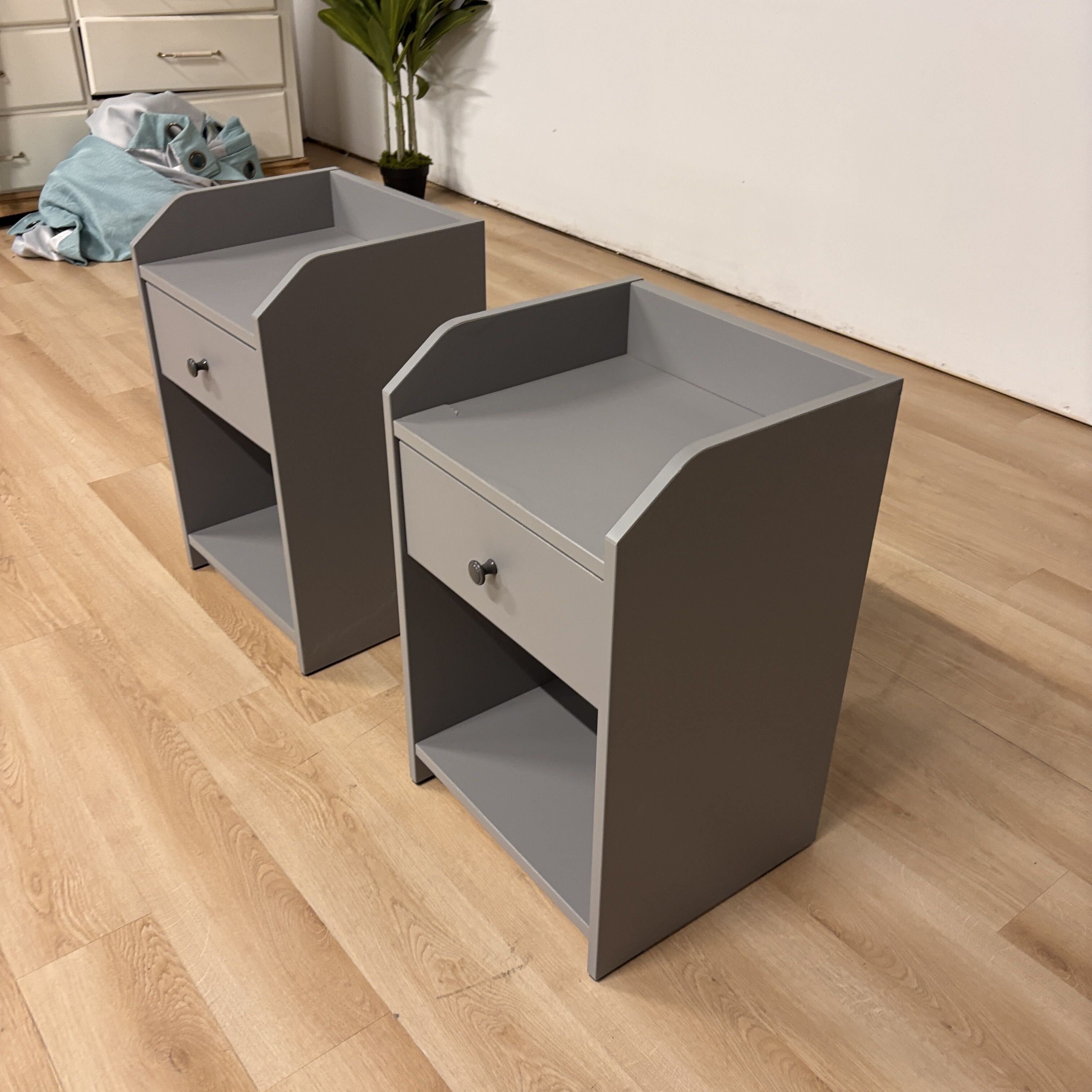 Ikea Hauga Bedside Table Set Of 2