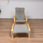 Ikea Poang Armchair & Ottoman