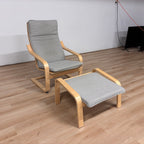 Ikea Poang Armchair & Ottoman