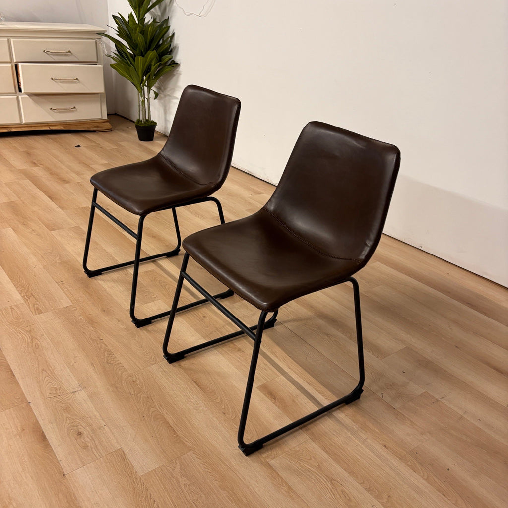 Bed Bath & Beyond Carbon Loft Inyo Faux Leather Chairs