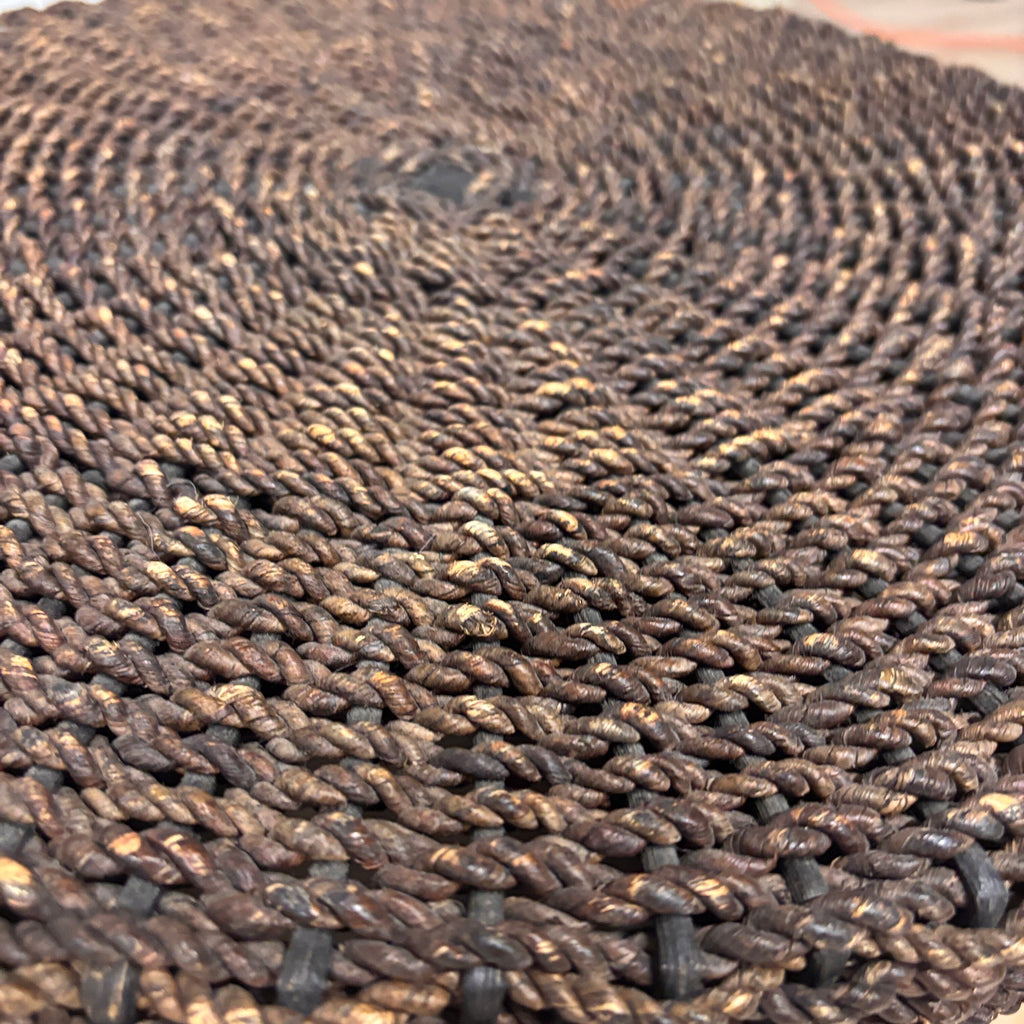 Crate & Barrel Abaca Ottoman