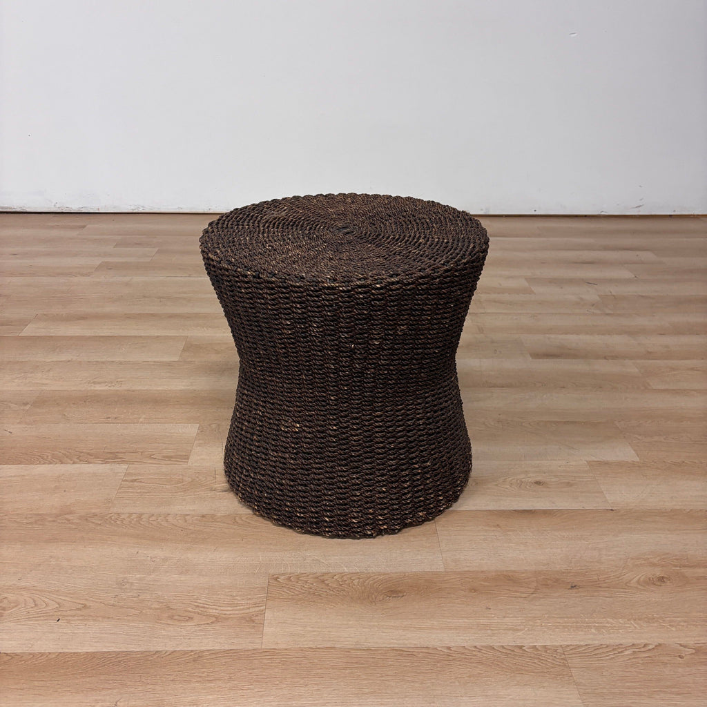 Crate & Barrel Abaca Ottoman