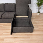 Crate & Barrel Sofa W/reversible Chaise