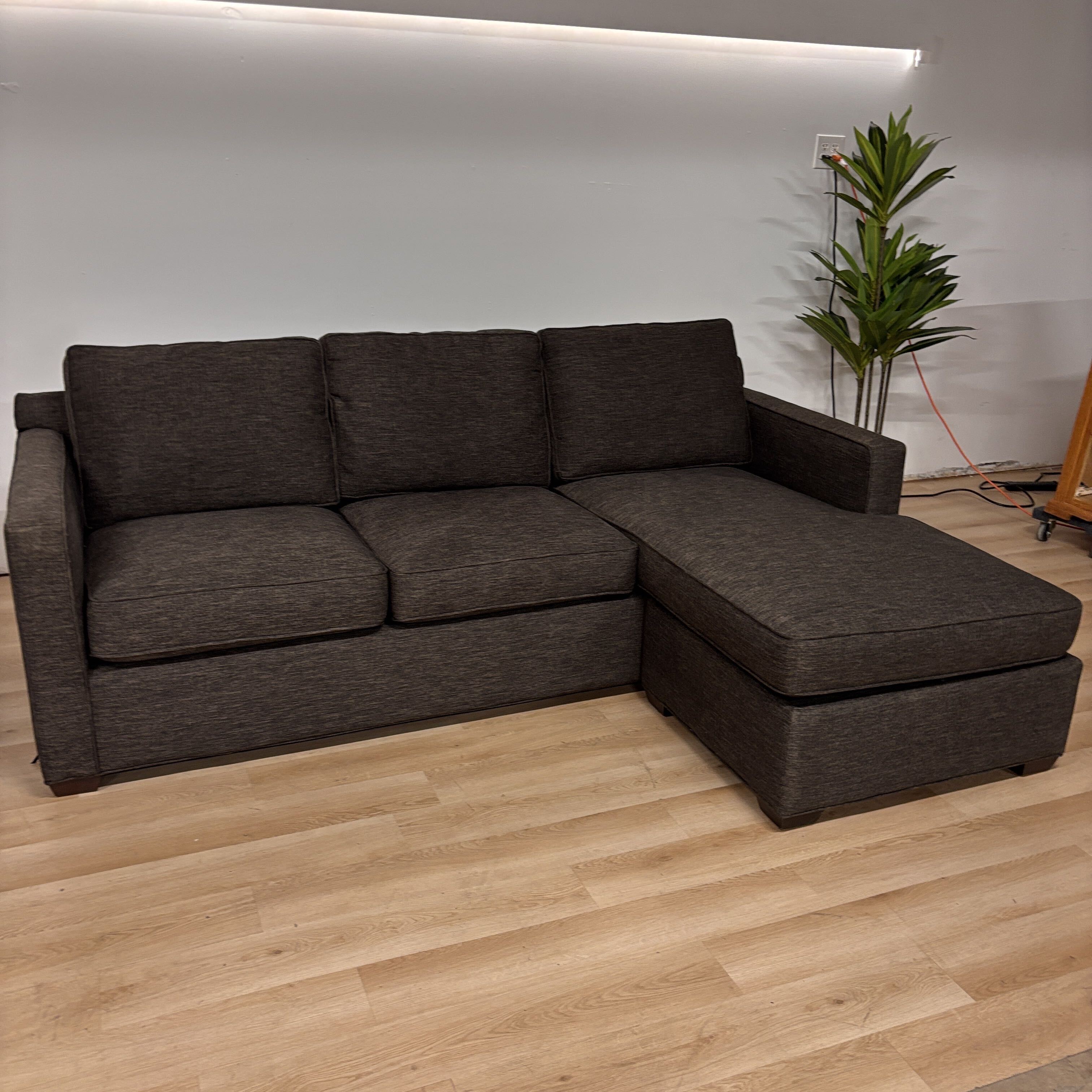 Crate & Barrel Sofa W/reversible Chaise