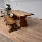 Pottery Barn Dining Table W/bench