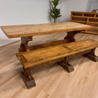 Pottery Barn Dining Table W/bench