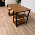 Vintage Industrial Storage Desk