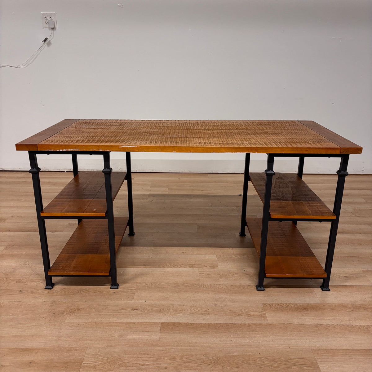 Vintage Industrial Storage Desk