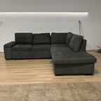 Latitude Run 3-piece Trundle Bed Sleeper Sectional With Storage