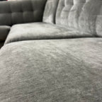 Living Spaces Allie Velvet 2 Piece Sectional L-shape