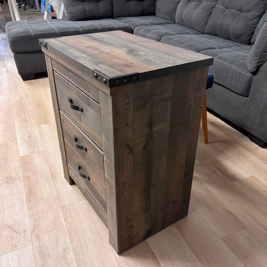 Trinell Rustic Nightstand