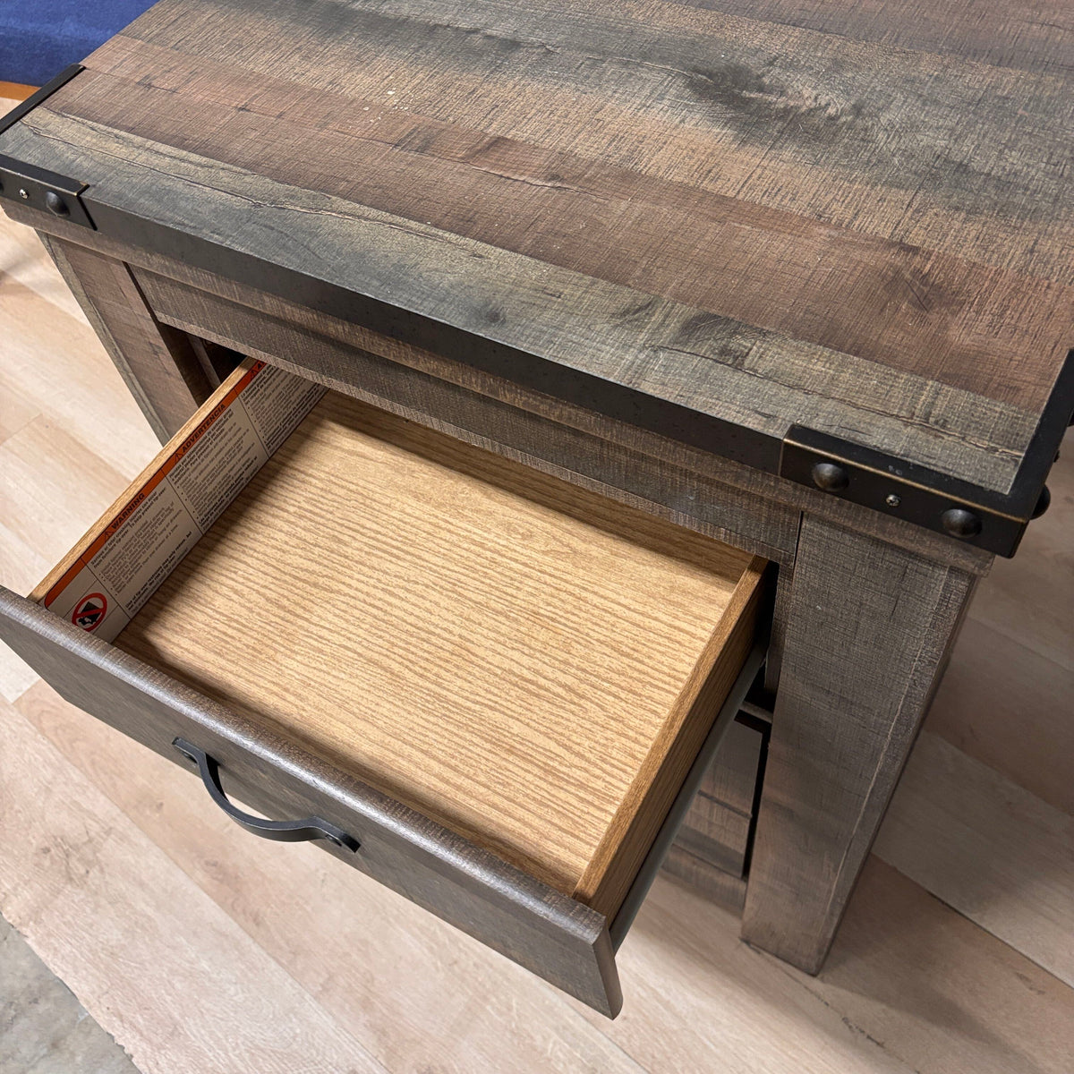 Trinell Rustic Nightstand