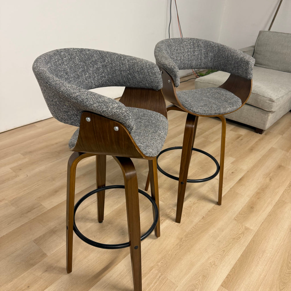 Glitzhome Counter Stools Set Of 2
