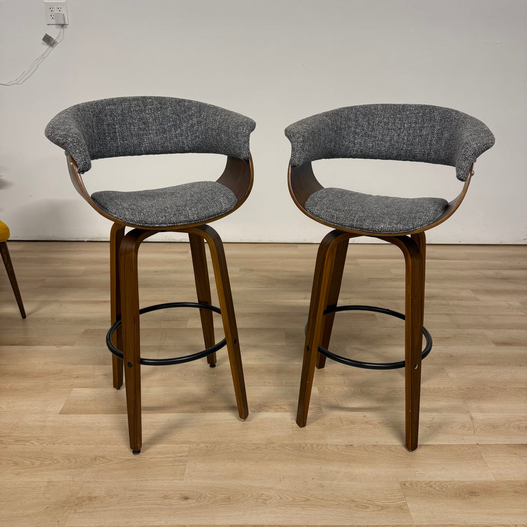 Glitzhome Counter Stools Set Of 2