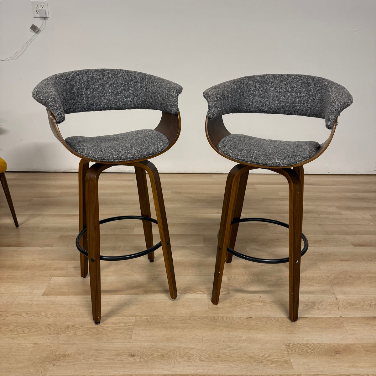 Glitzhome Counter Stools Set Of 2