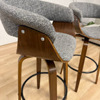 Glitzhome Counter Stools Set Of 2