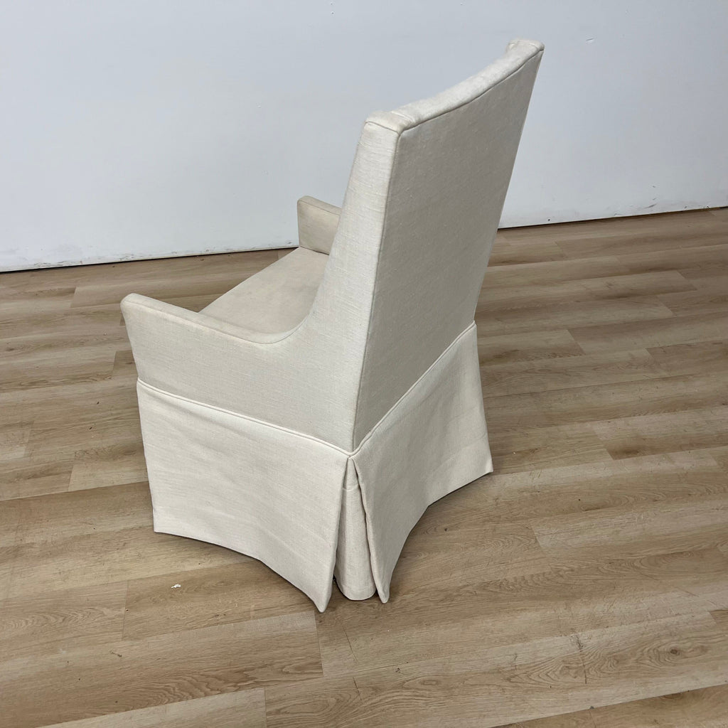 Restoration Hardware Ellison Skirted Armchair