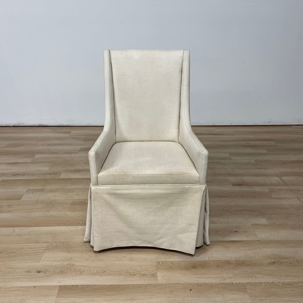 Restoration Hardware Ellison Skirted Armchair