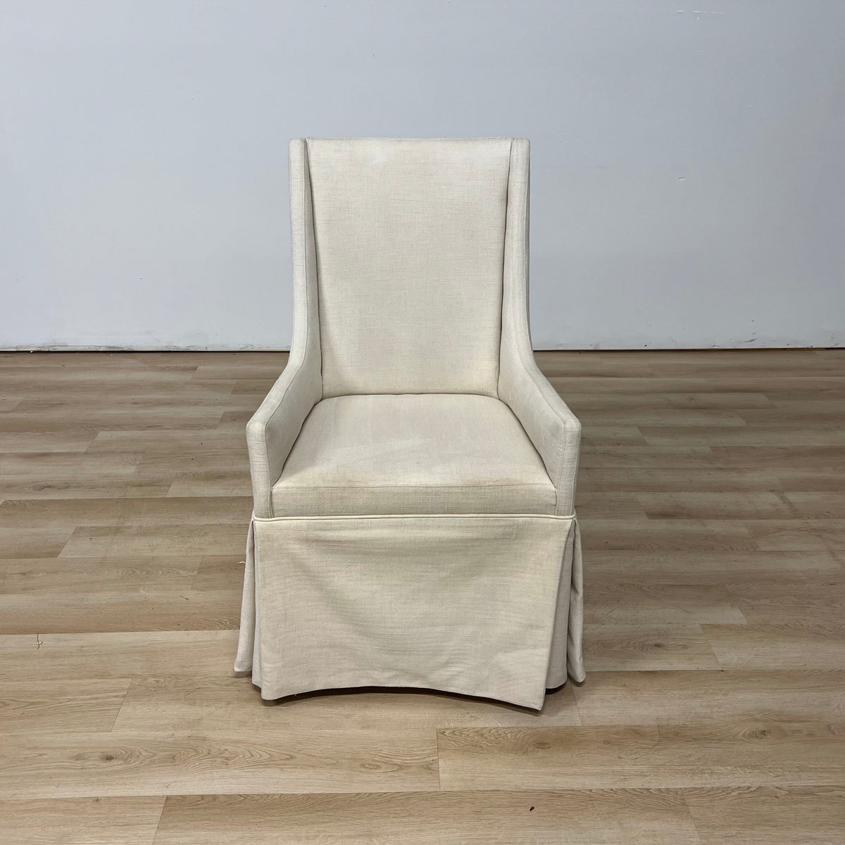 Restoration Hardware Ellison Skirted Armchair
