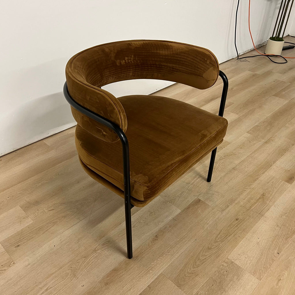 Cb2 Inesse Velvet Dining Chair