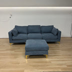 Latitude Run Sofa W/ottoman